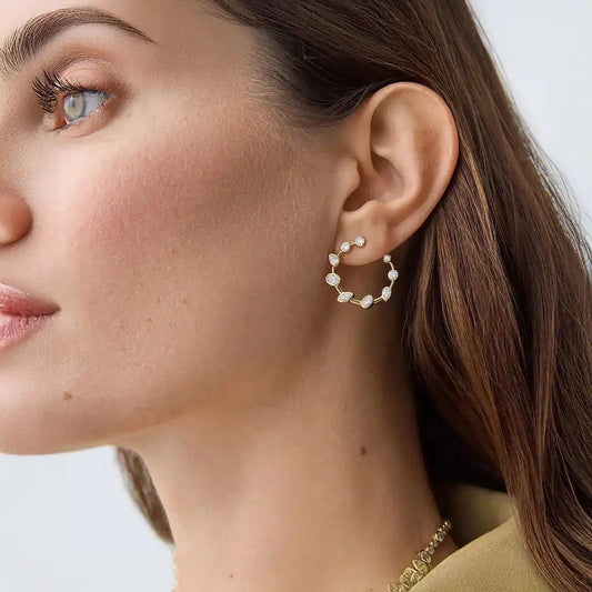 Orbit Diamond Hoops