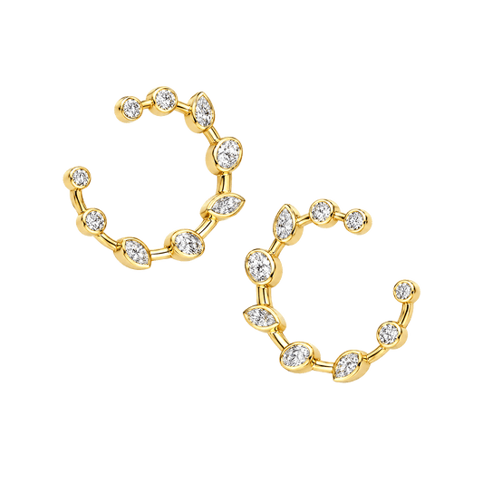 Orbit Diamond Hoops