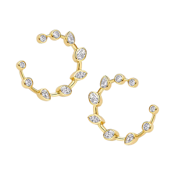 Orbit Diamond Hoops