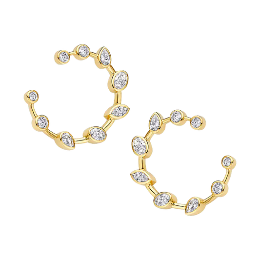 Orbit Diamond Hoops