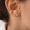 Nova Diamond Chain Earrings
