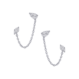 Nova Diamond Chain Earrings