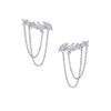Multi Diamond Chain Earrings