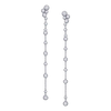 Stellar Diamond Chain Earrings