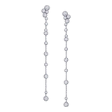 Stellar Diamond Chain Earrings