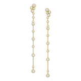 Stellar Diamond Chain Earrings