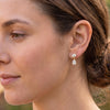 Oval Tear Drop Earrings