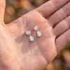 Oval Tear Drop Earrings