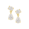 Oval Tear Drop Earrings