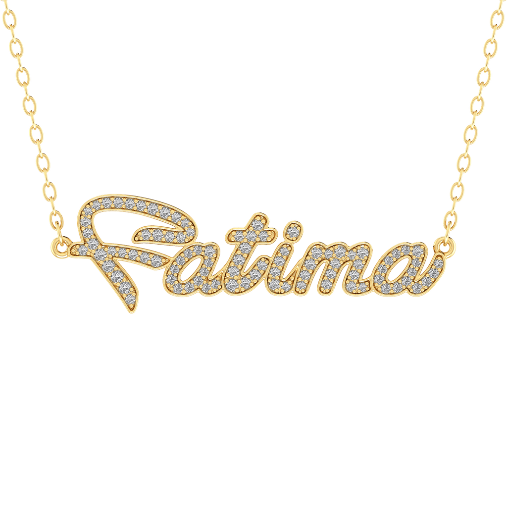 Custom Name Diamond Necklace