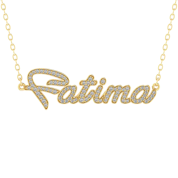 Custom Name Diamond Necklace