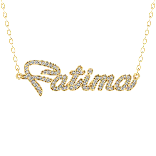 Custom Name Diamond Necklace
