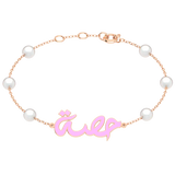 Arabic Name Pearl Bracelet