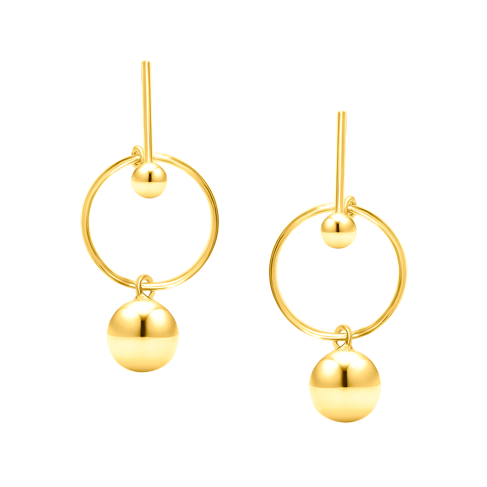 Boules Drop Earrings