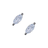 Marquise Diamond Studs