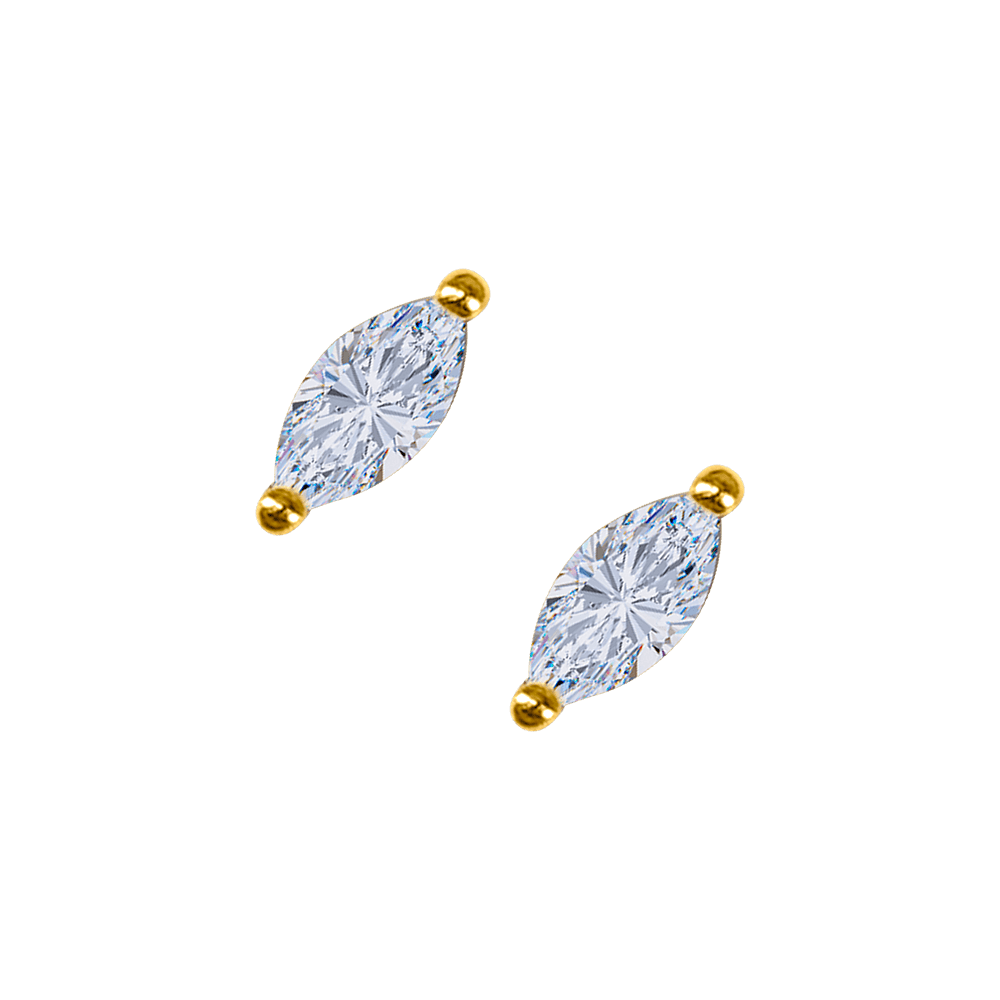 Marquise Diamond Studs
