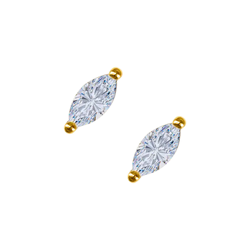 Marquise Diamond Studs
