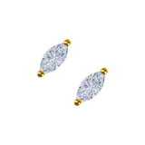 Marquise Diamond Studs