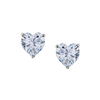 Heart Diamond Studs
