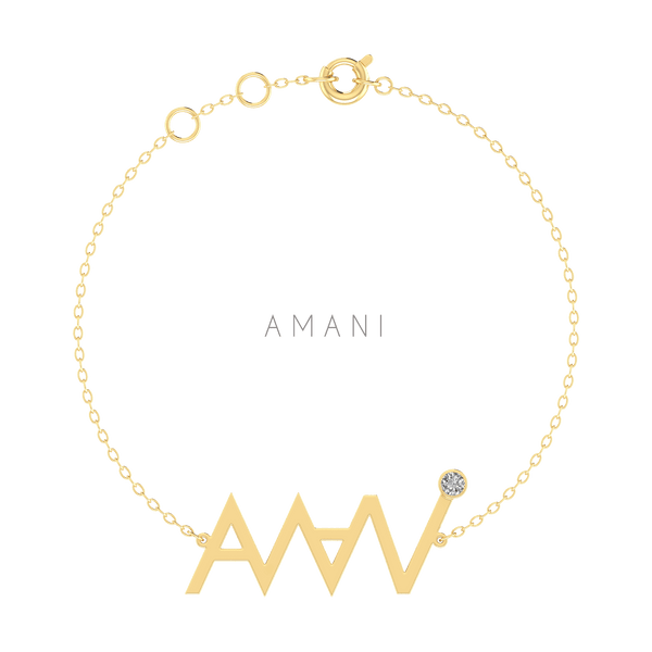 Artline Name Gold 18K Bracelet