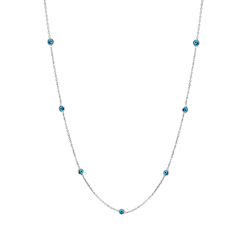 Mini Evil Eye Long Necklace