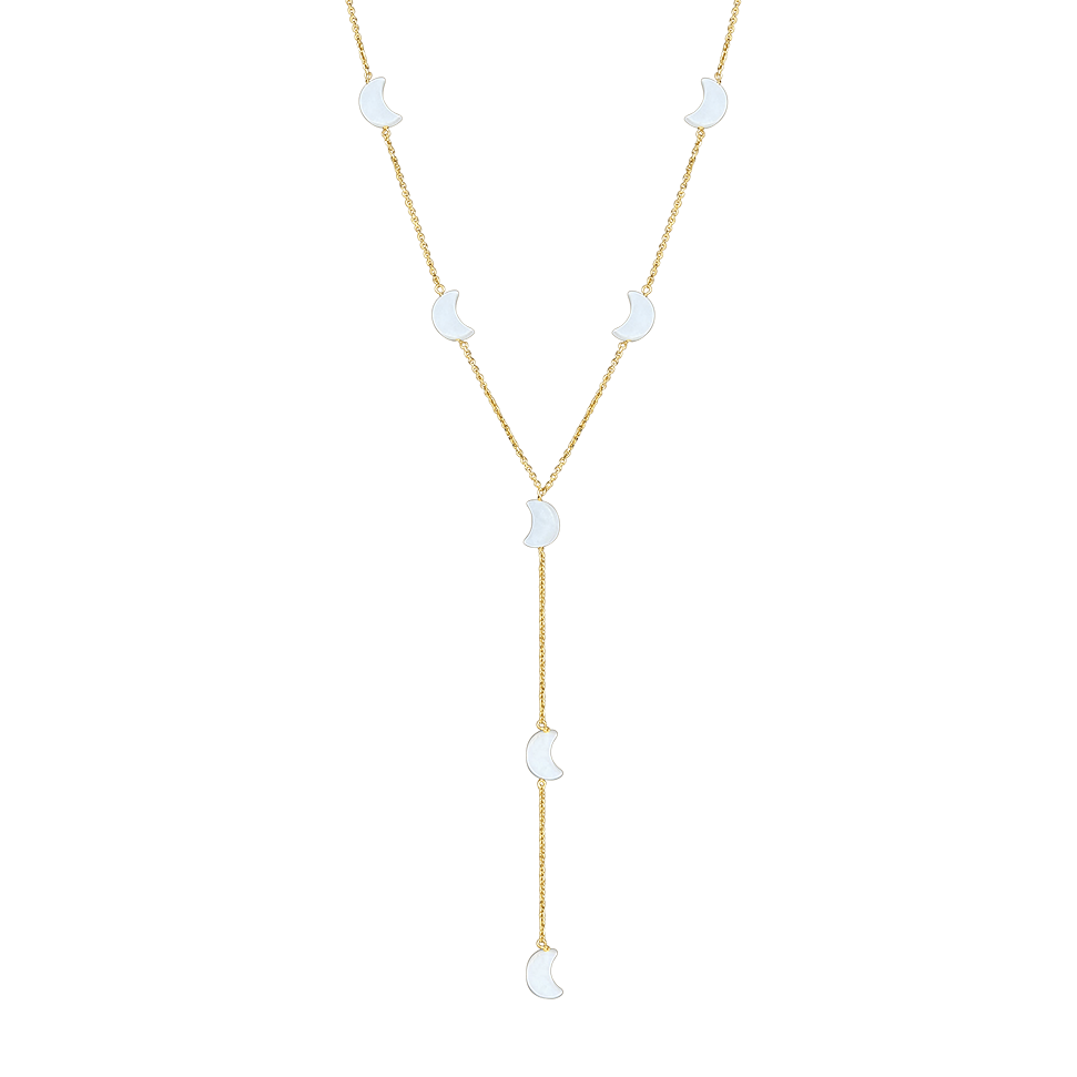 Moon Shell Long Necklace