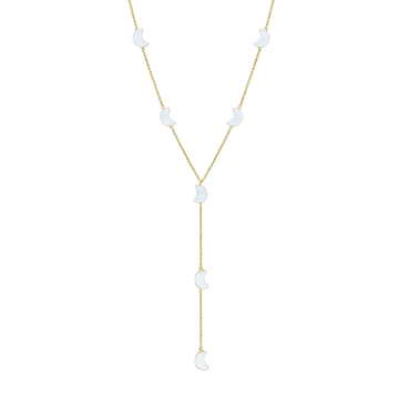 Moon Shell Long Necklace
