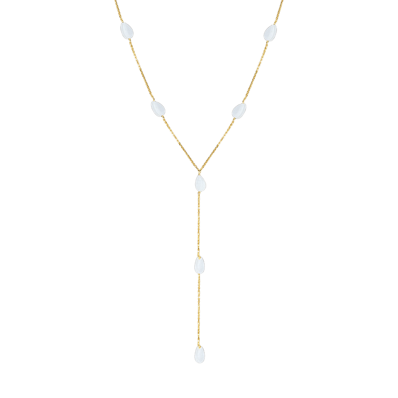 Drop Shell Long Necklace