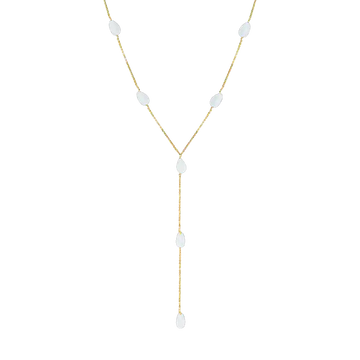 Drop Shell Long Necklace
