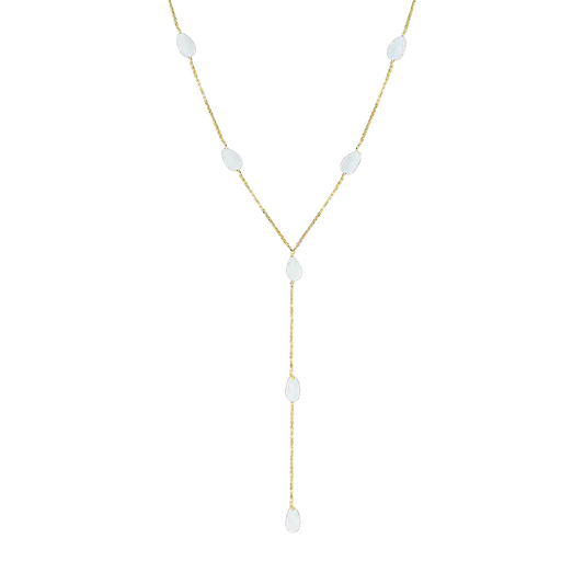 Drop Shell Long Necklace