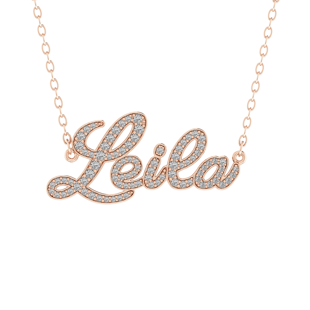Custom Name Diamond Necklace