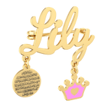 Baby Name Gold 18K Brooch