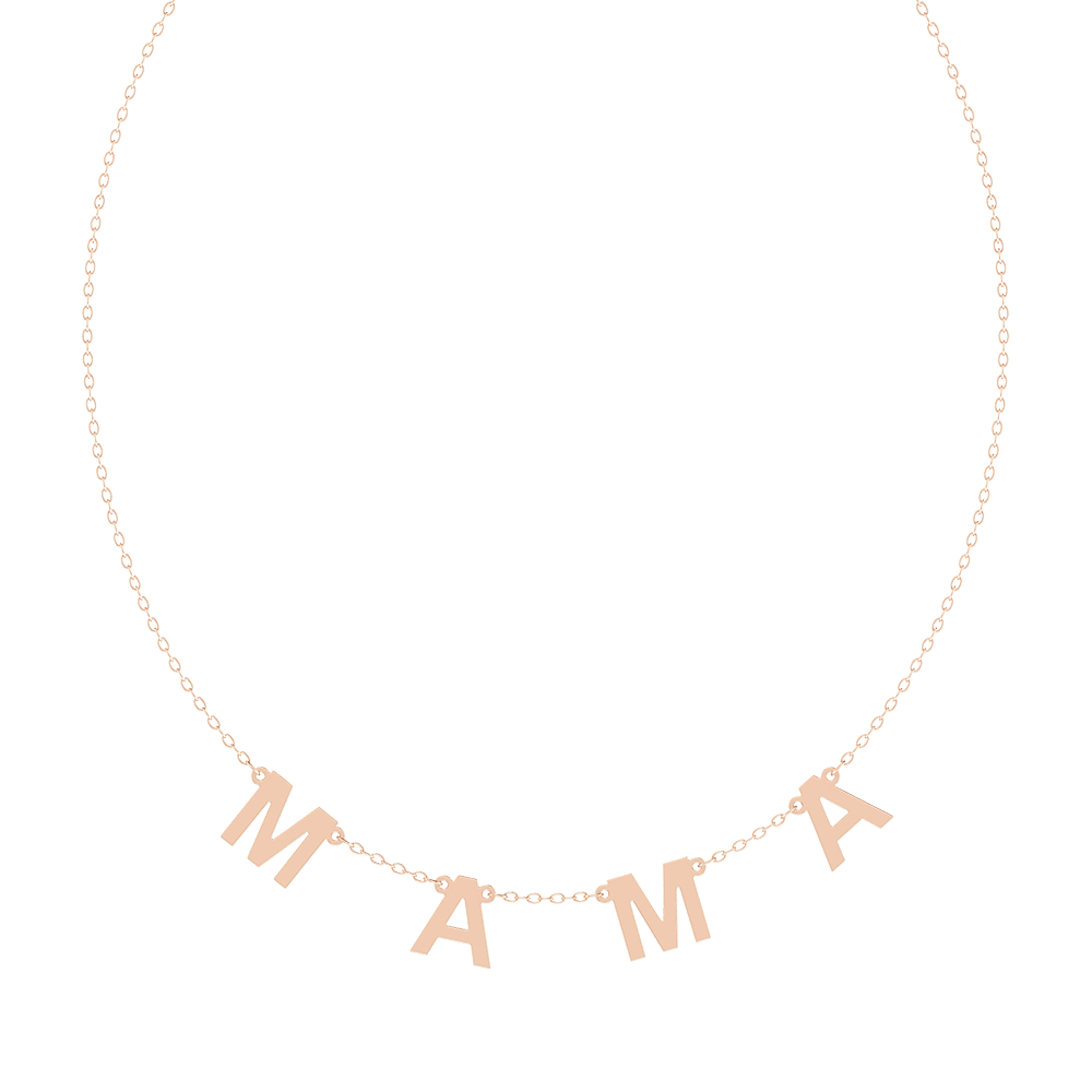 MAMA Initials Necklace