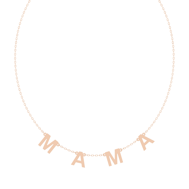 MAMA Initials Necklace