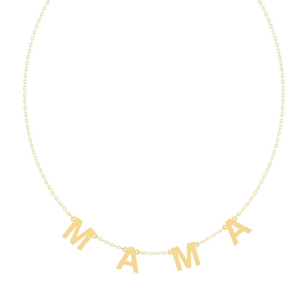 MAMA Initials Necklace