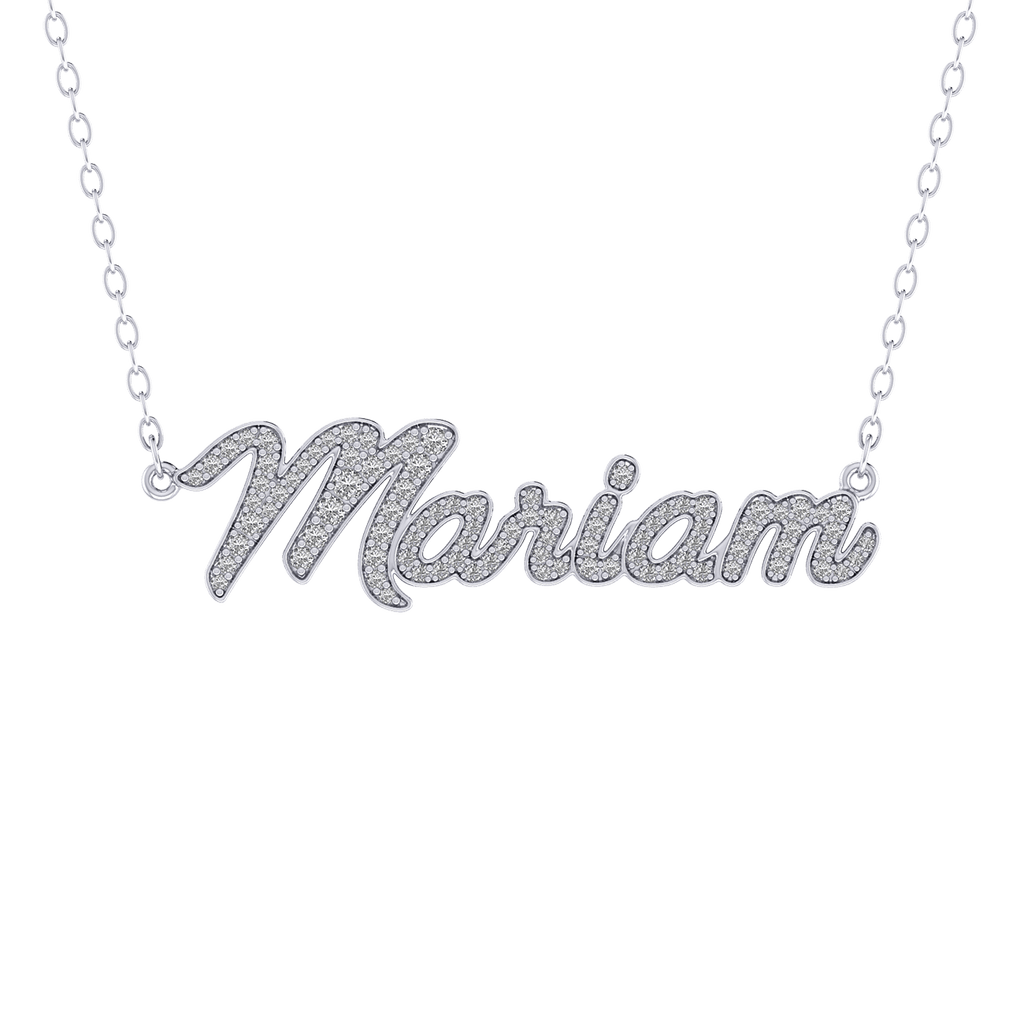 Custom Name Diamond Necklace