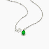 Signature Name Birthstone Necklace