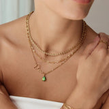 Signature Name Birthstone Necklace