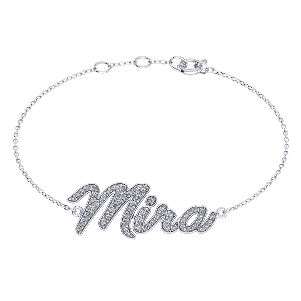 Custom Name Diamond Bracelet