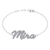 Custom Name Diamond Bracelet