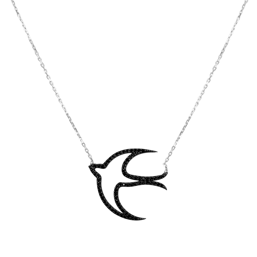 Freedom Bird Diamond Necklace