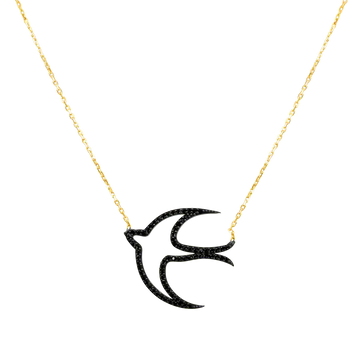 Freedom Bird Diamond Necklace
