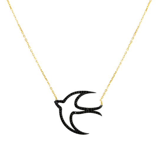 Freedom Bird Diamond Necklace