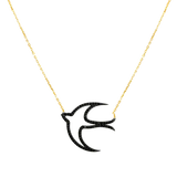 Freedom Bird Diamond Necklace