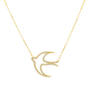 Freedom Bird Diamond Necklace