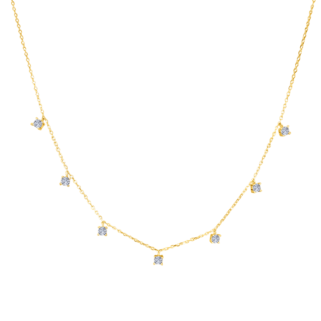 Minimalist Diamonds Necklace
