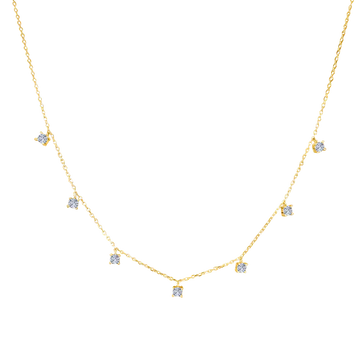 Minimalist Diamonds Necklace