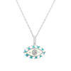 Evil Eye Enamel Necklace