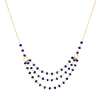 Layer Crystal Beads Necklace