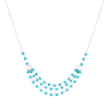 Layer Crystal Beads Necklace